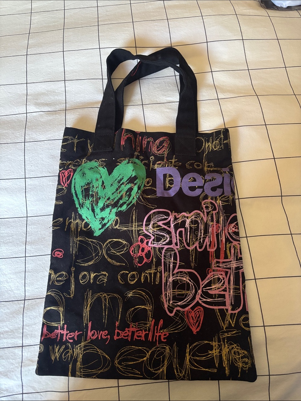 Desigual Canvas Tote